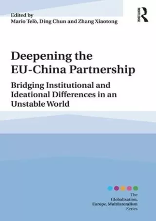 [Ebook] Deepening the EU-China Partnership: Bridging Institutional and Ideational