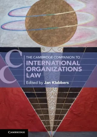 Read PDF  The Cambridge Companion to International Organizations Law (Cambridge
