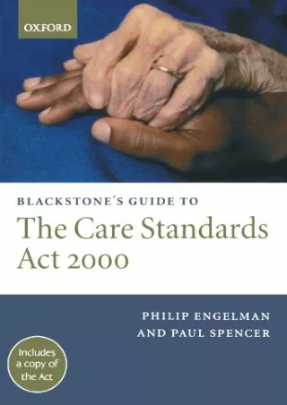 Read online  Blackstone's Guide to the Care Standards Act 2000 (Blackstone's Guides)
