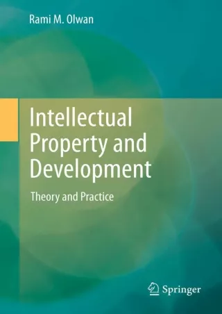 Full Pdf Intellectual Property and Development: Theory and Practice