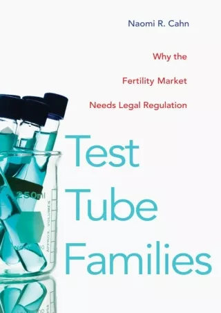 Full PDF Test Tube Families: Why the Fertility Market Needs Legal Regulation
