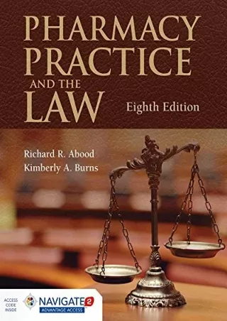 Read online  Pharmacy Practice and the Law