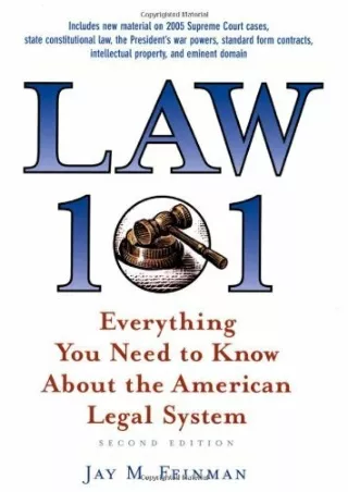 Read PDF  Law 101: Everything You Need to Know about the American Legal System