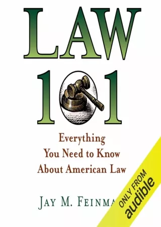 [Ebook] Law 101: Everything You Need to Know About American Law