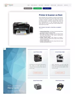 Empowering Businesses: Printer Rental Services with a Human Touch in India