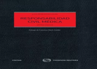 [PDF] Responsabilidad Civil Médica (Estudios y Comentarios de Civitas) (Spanish