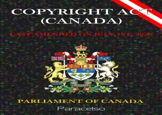 PDF COPYRIGHT ACT (CANADA) Ipad