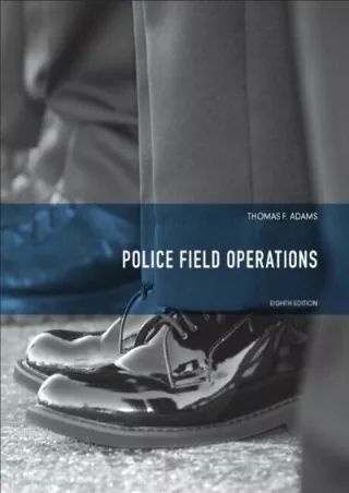 Epub Police Field Operations (Always Learning)