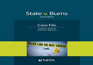 PDF State v. Burns: Sixth Edition Case File (NITA) Ipad