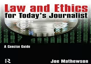 (PDF) Law and Ethics for Today's Journalist: A Concise Guide Ipad