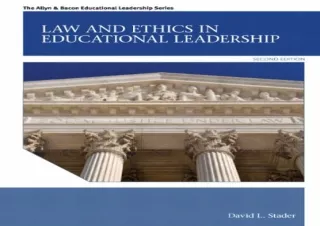 Download Law and Ethics in Educational Leadership (Allyn & Bacon Educational Lea