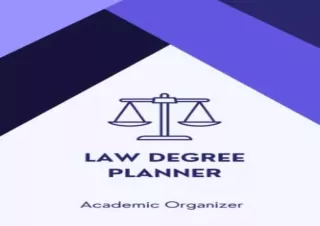 (PDF) Law Degree Planner: 2022-2023 Academic University Organizer and Student Pl