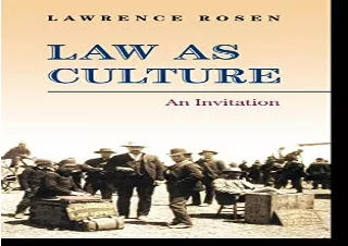 [PDF] Law as Culture: An Invitation Kindle