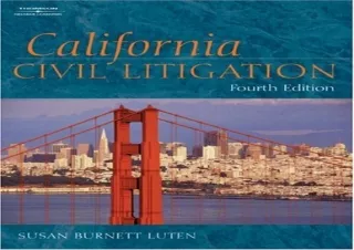 Download California Civil Litigation Full