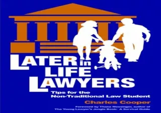 PDF Later-in-Life Lawyers: Tips for the Non-Traditional Law Student Android