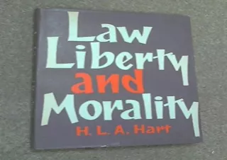 PDF Law, Liberty, & Morality Full