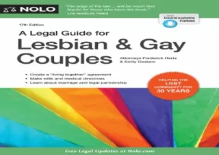 (PDF) A Legal Guide for Lesbian & Gay Couples Ipad