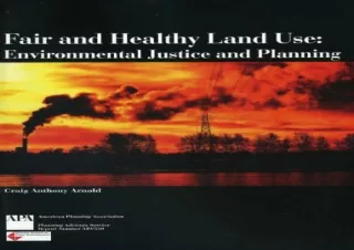 (PDF) Fair and Healthy Land Use: Environmental Justice and Planning Full