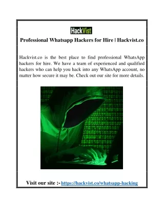 professional whatsapp hackers for hire hackvist co
