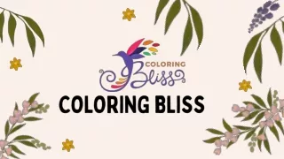 Unlock Your Creativity with Printable Adult Coloring Pages from Coloring Bliss