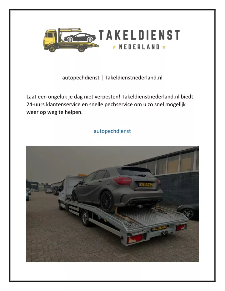 autopechdienst takeldienstnederland nl