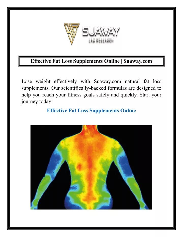 effective fat loss supplements online suaway com