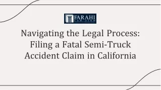 Navigating the Legal Process Filing a Fatal Semi Truck Accident Claim