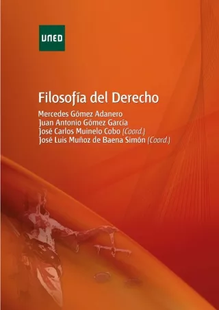 Read ebook [PDF] FILOSOFÍA DEL DERECHO (Spanish Edition)
