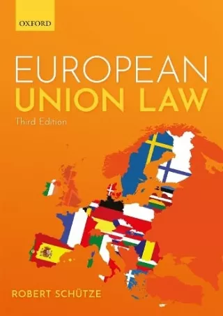 [READ DOWNLOAD] European Union Law