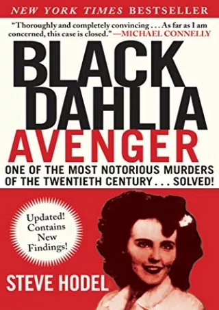 Download Book [PDF] Black Dahlia Avenger: A Genius for Murder: The True Story
