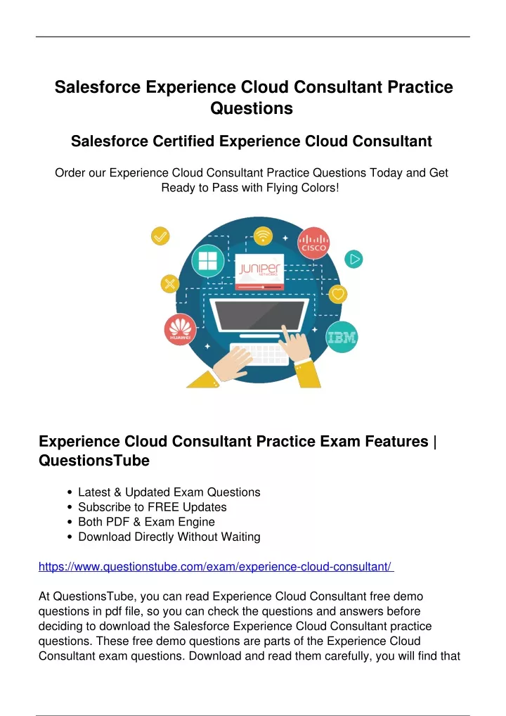 salesforce experience cloud consultant practice