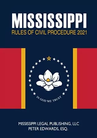 READ [PDF] Mississippi Rules of Civil Procedure
