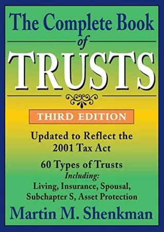 $PDF$/READ/DOWNLOAD The Complete Book of Trusts, 3rd Edition