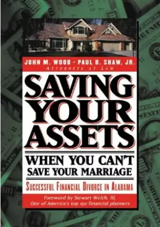 get [PDF] Download Saving Your Assets When You Can't Save Your Marriage (The Successful Divorce, 3)