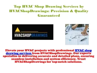 Precise Duct Shop Drawings by HVACShopDrawings