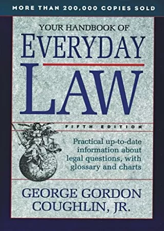 $PDF$/READ/DOWNLOAD Your Handbook of Everyday Law: Fifth Edition