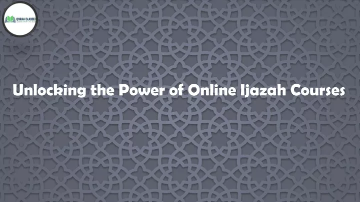 unlocking the power of online ijazah courses