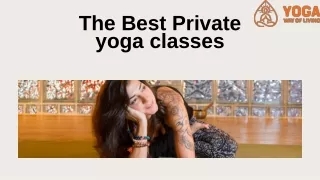 _The Best Private yoga classes