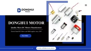 Quality DC Motors at DHMotor - Manufacturer & Wholesale