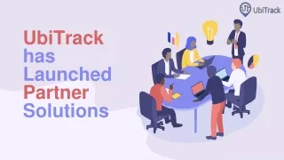UbiTrack has Launched  Partner Solutions