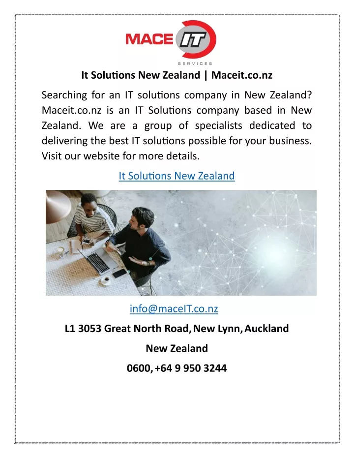 it solutions new zealand maceit co nz