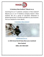 It Solutions New Zealand  Maceit.co.nz - slide 1