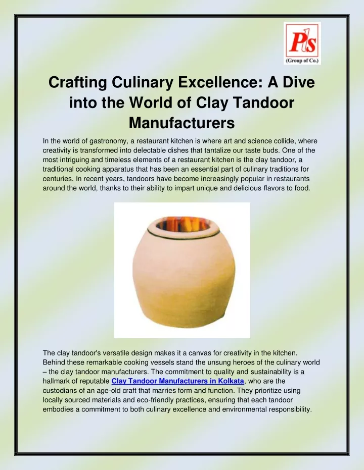 crafting culinary excellence a dive into