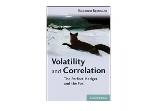 Download Volatility and Correlation The Perfect Hedger and the Fox for ipad