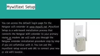 Mywifiext Setup (2)