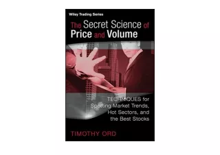 Ebook download The Secret Science of Price and Volume for android