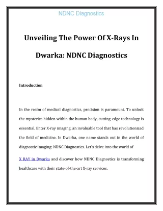 X RAY in Dwarka Call-9870270483