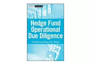 PDF read online Hedge Fund Operational Due Diligence Understanding the Risks ful