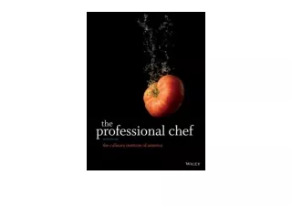 PDF read online The Professional Chef for android