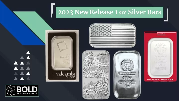 2023 new release 1 oz silver bars